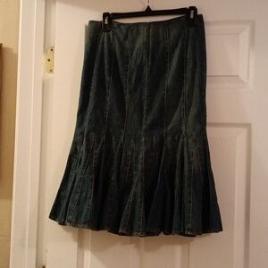 Vintage Denim Jeans Skirt 4P NWT Ralph Lauren Petites
